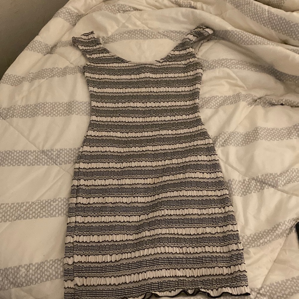 Womens mini striped dress